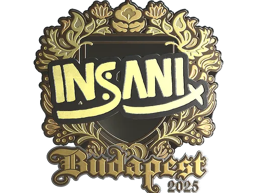 印花 | insani（金色）| 2025年布达佩斯锦标赛