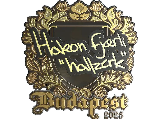 印花 | hallzerk（金色）| 2025年布达佩斯锦标赛
