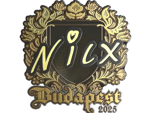 印花 | nicx（金色）| 2025年布达佩斯锦标赛